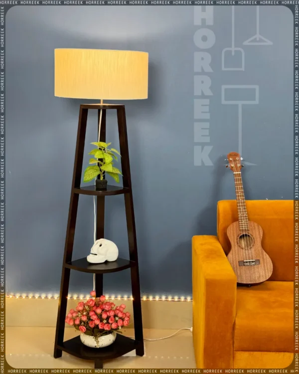 wooden floor lamp-FL004