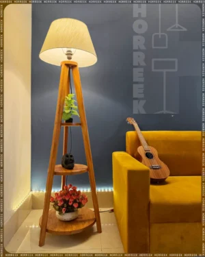 wooden stand lamp shade - Premium wooden lamp/ Home Decor