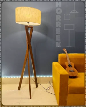 Wooden Stand Lamp Shade - Home Decor