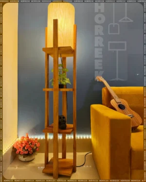 Modern Wooden Floor Lamp - Stand Lamp for Home Decor
