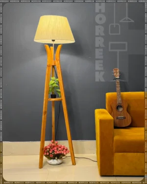 Modern Wooden Floor Lamp