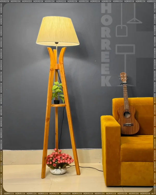 Modern Wooden Floor Lamp