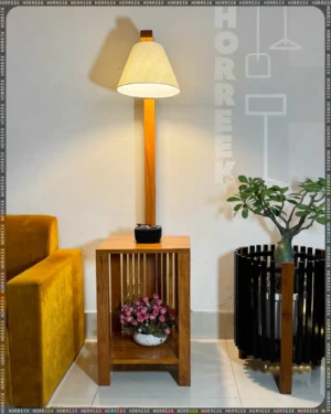 Wooden Stand Table Lamp Shade